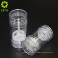 Cosmetic twist up deodorant container twist up plastic gel stick for personal care